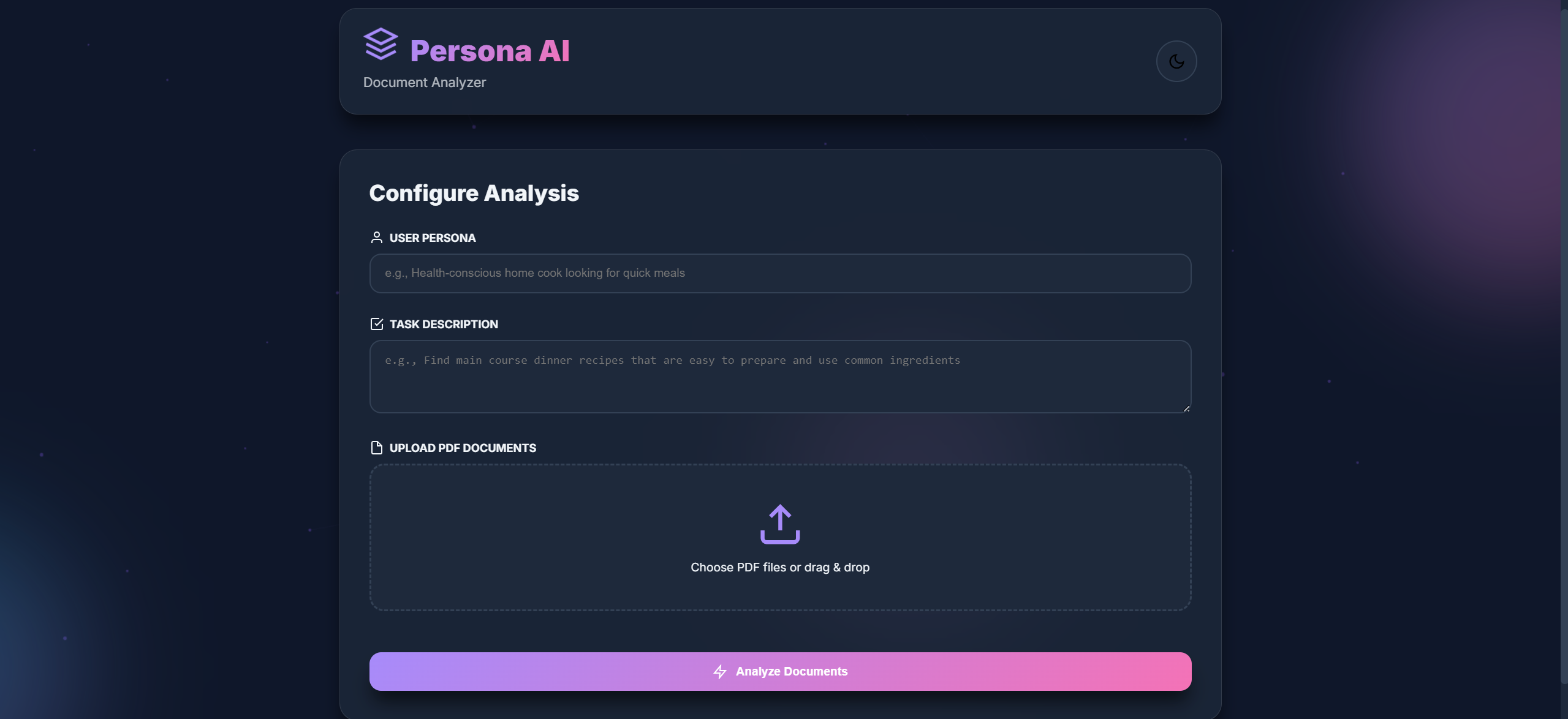Persona-Driven AI Document Analyzer