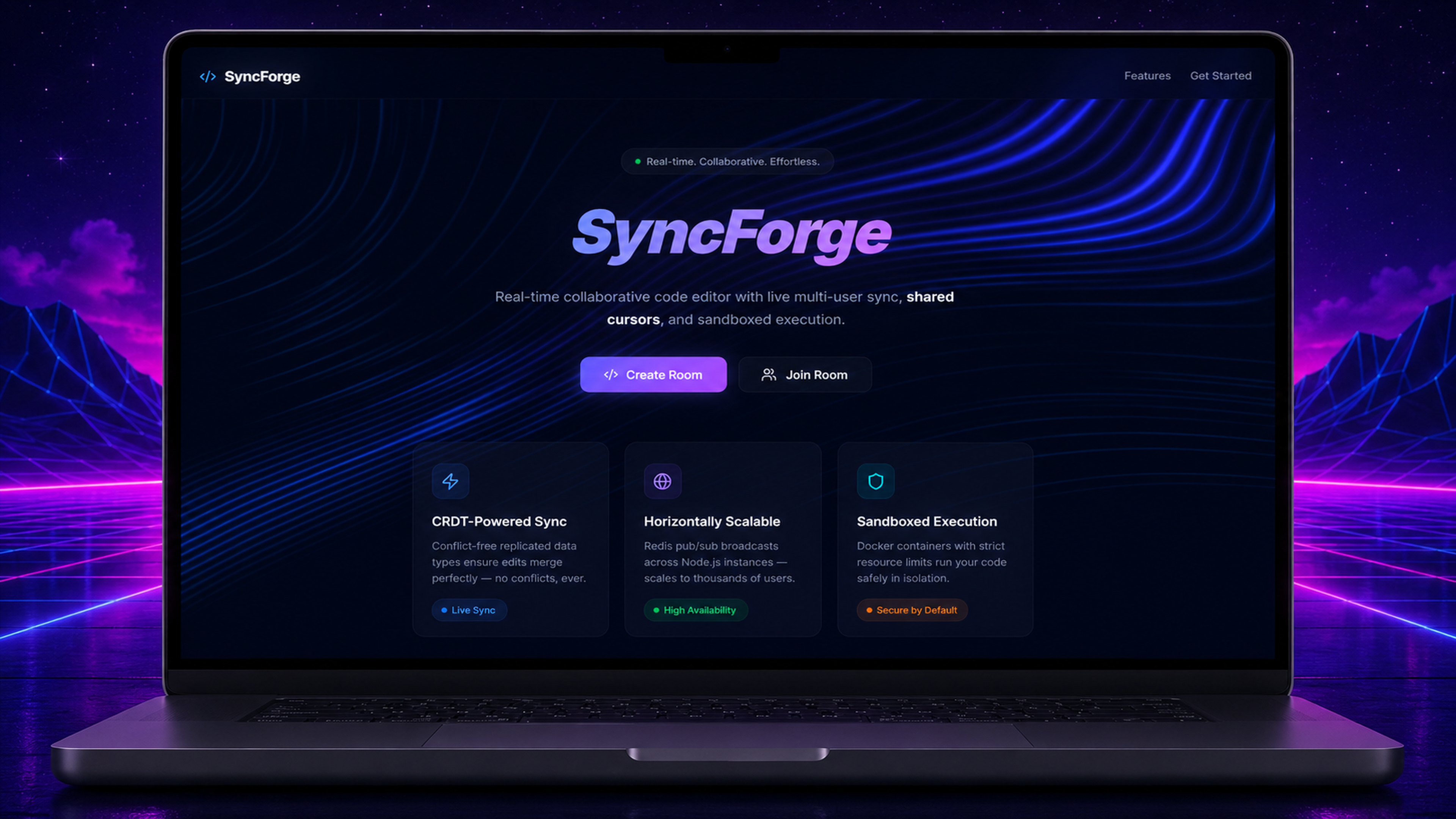 SyncForge - Real-time Collaborative Code Editor